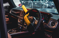 Stoplock Pro Elite premium steering wheel lock with included keys and storage case
